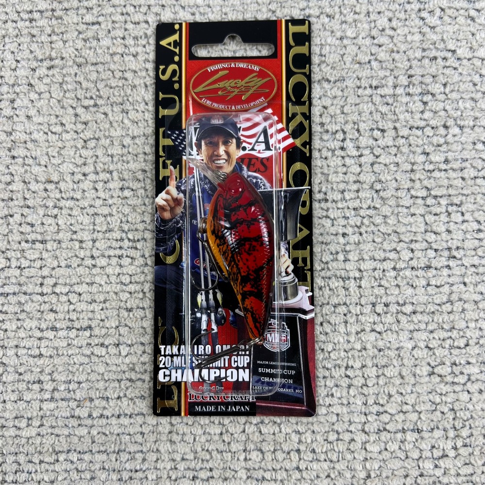 Crankbait Lucky Craft Bank Beater Floating TO Craw‎ Bass Fishing Takahiro Omori